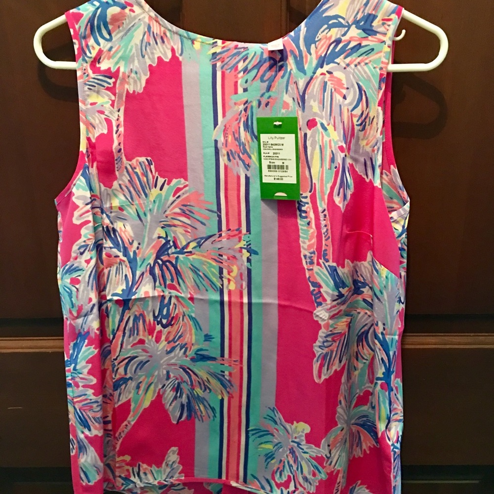 Lilly pulitzer sleeveless blouse